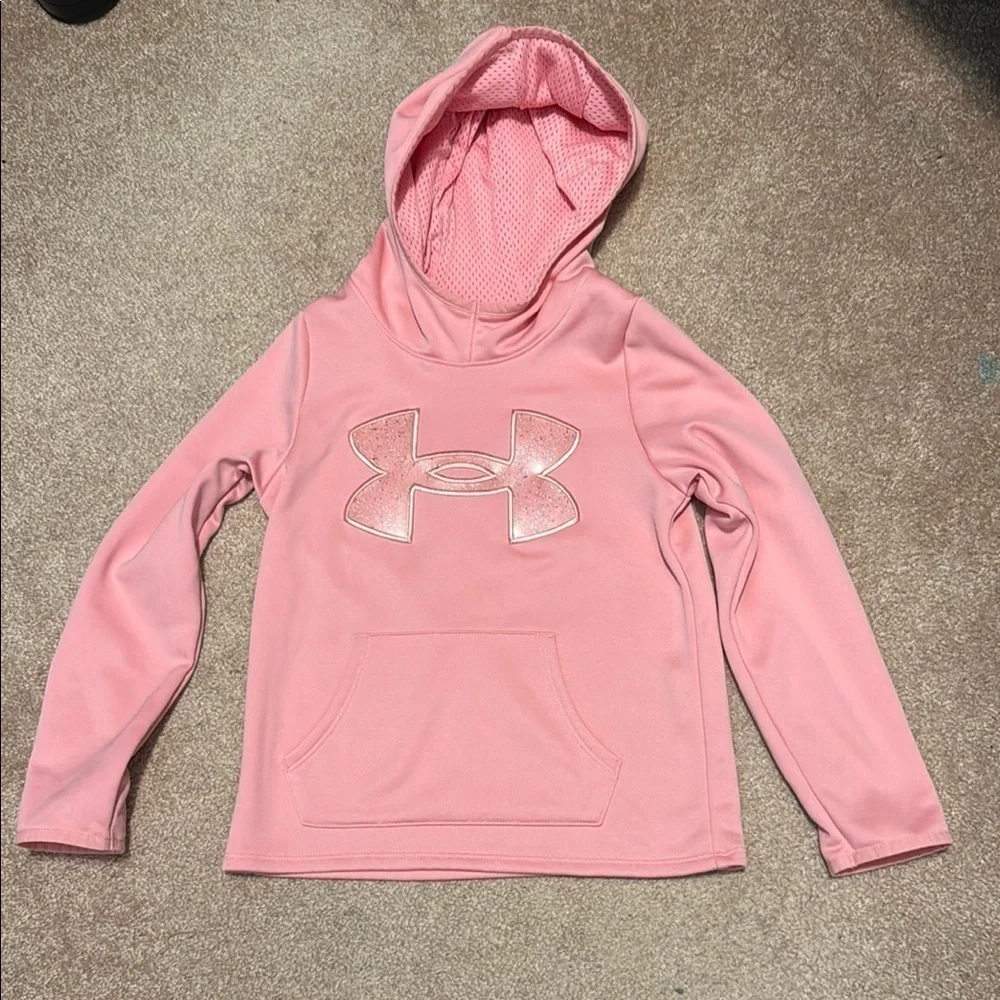 Under Armour Pink Athletic Hoodie Sweatshirt